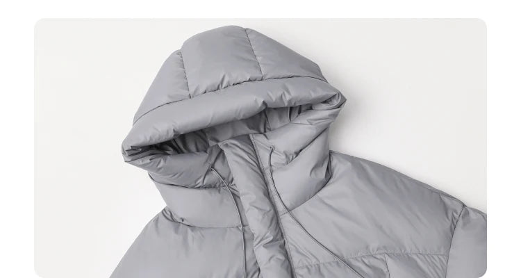 CHIC VEN Women Down Coats Loose Casual New Hooded 90 White Duck Down Female Down Jacket Autumn Winter 2025