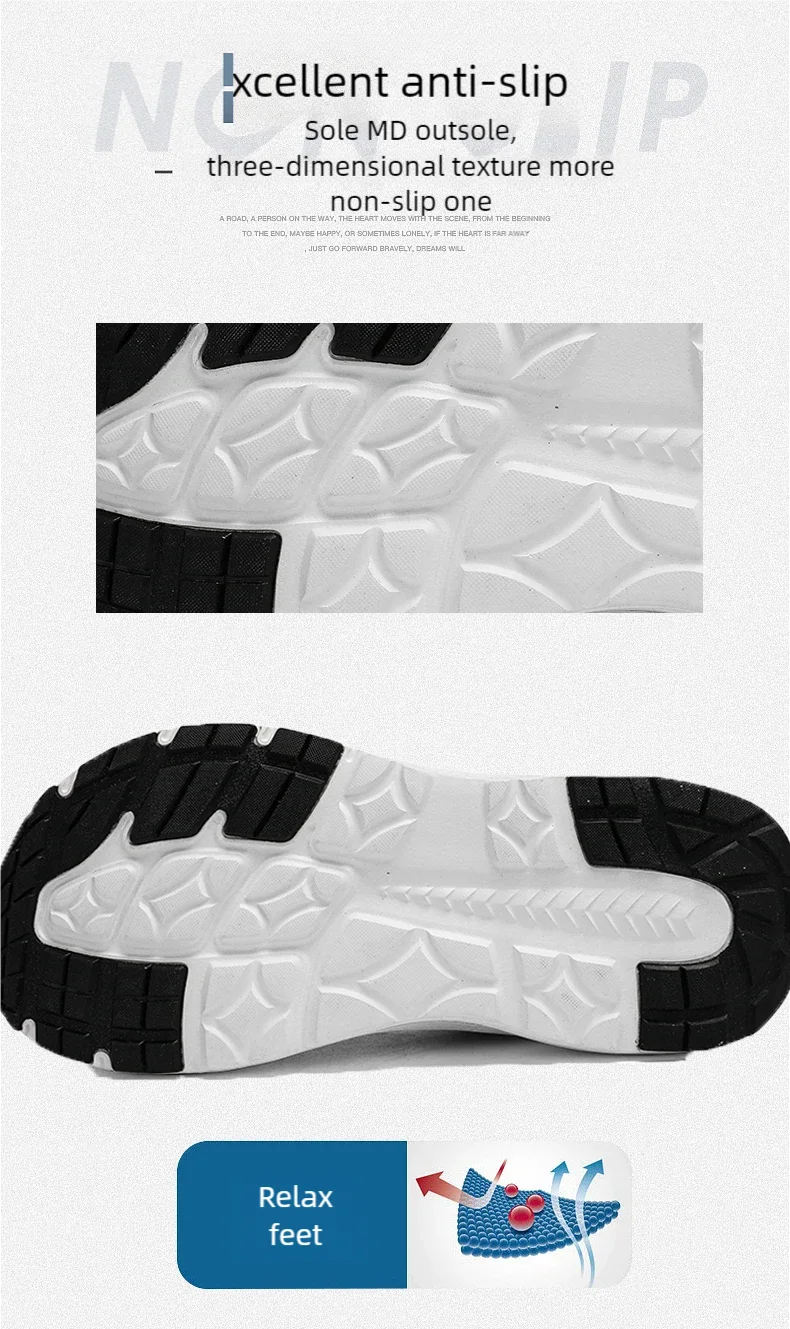 Men's new sports shoes fashion comfortable four season outdoor thick sole wear-resistant height increasing leisure sports shoes