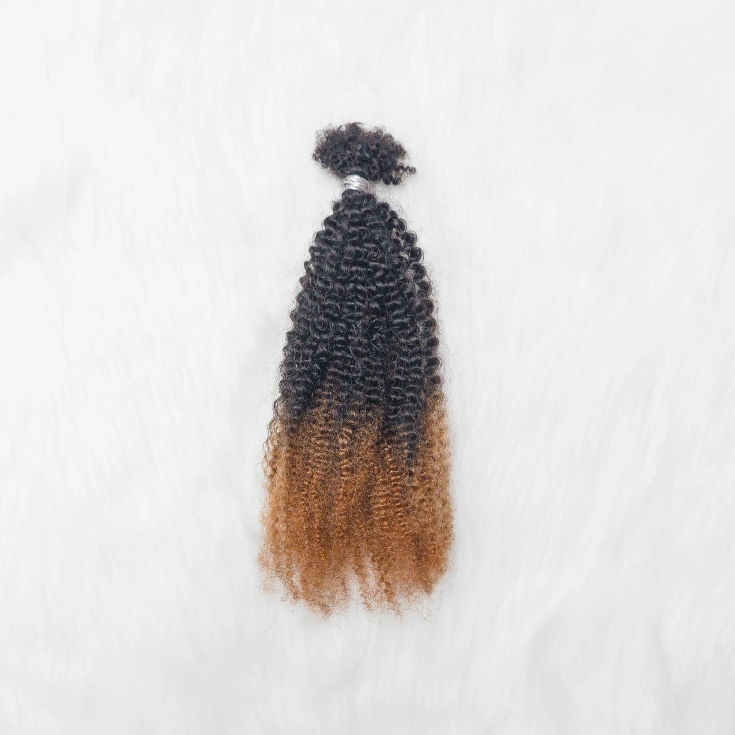 4C Kinky Twist Crochet Braiding Hair 100% Human Hair Bundles Curly Human Hair QVR Afro Kinky Bulk Hair for Dreadlocks Extensions