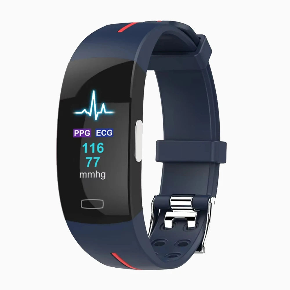 ECG+PPG Smart Bracelet Men Heart Rate Blood Pressure Oxygen Monitoring Healthy Smart Band IP67 Waterproof Sport Fitness Watch