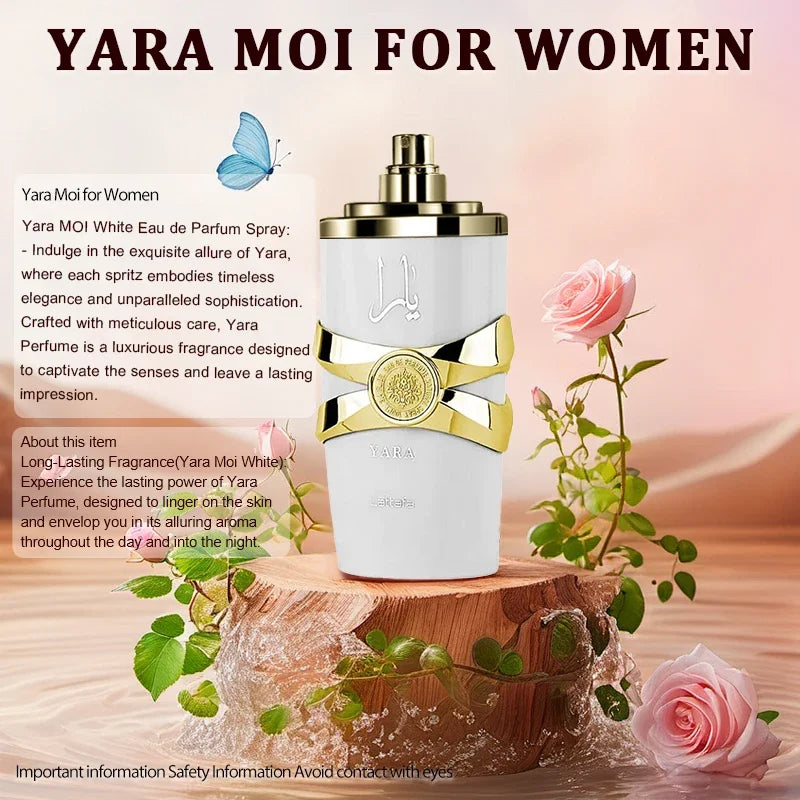100ml Original Perfume Hombre Oil Body Spray Yara Moi For Women Eau De Parfum Lasting Fragrances High Quality Gift Deodorants