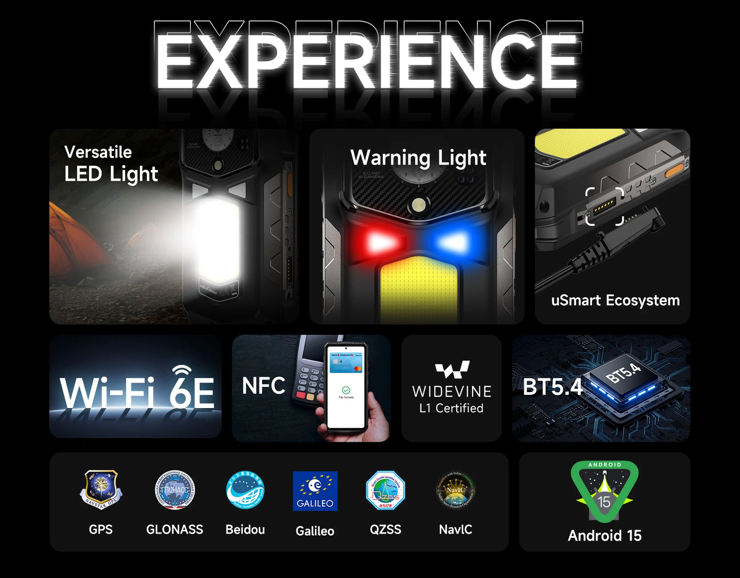 Ulefone Armor 29 Pro 5G AI Rugged Phone 21200mAh 120W 64MP Night Vision 6.67" 120Hz 512GB ROM Mobile MTK Dimensity 7400