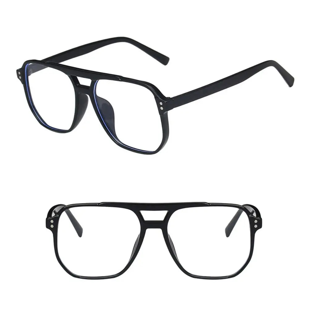 1PC Fashion Anti-blue Light Glasses Men Women Transparent Computer Glasses Retro Square Eyeglasses Optical Spectacle Glasses