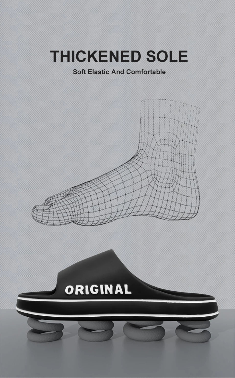 Women's Classic Slippers Slip-Resistant Soft Indoor Outdoor  Comfortable Summer Footwear Men's Shoes