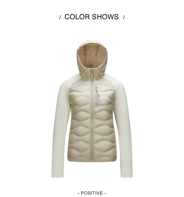 Semir Down Coats Women Slim Fit Patchwork Waterproof Fleece Raglan Sleeve 2025 Winter Clothes Woman New in Coats & Jackets