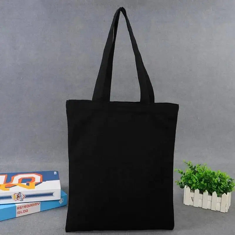 Canvas Bag 10 Pack Bulk Wholesale Cotton Tote Bags for DIY Painting Printing Women Shoulder Bag Shopping Handbag