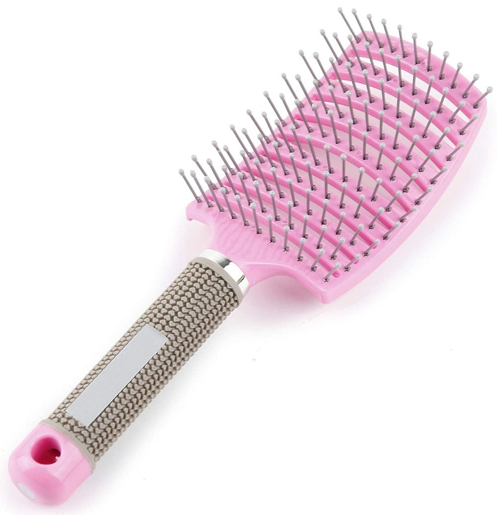 Hair Brush Scalp Massage Comb Hairbrush Bristle&Nylon Women Wet Curly Detangle Hair glove for Salon Hairdressing Styling Tools
