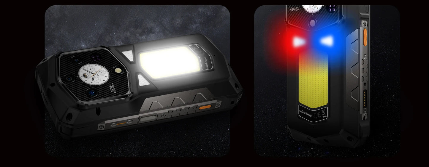 Ulefone Armor 29 Pro 5G AI Rugged Phone 21200mAh 120W 64MP Night Vision 6.67" 120Hz 512GB ROM Mobile MTK Dimensity 7400