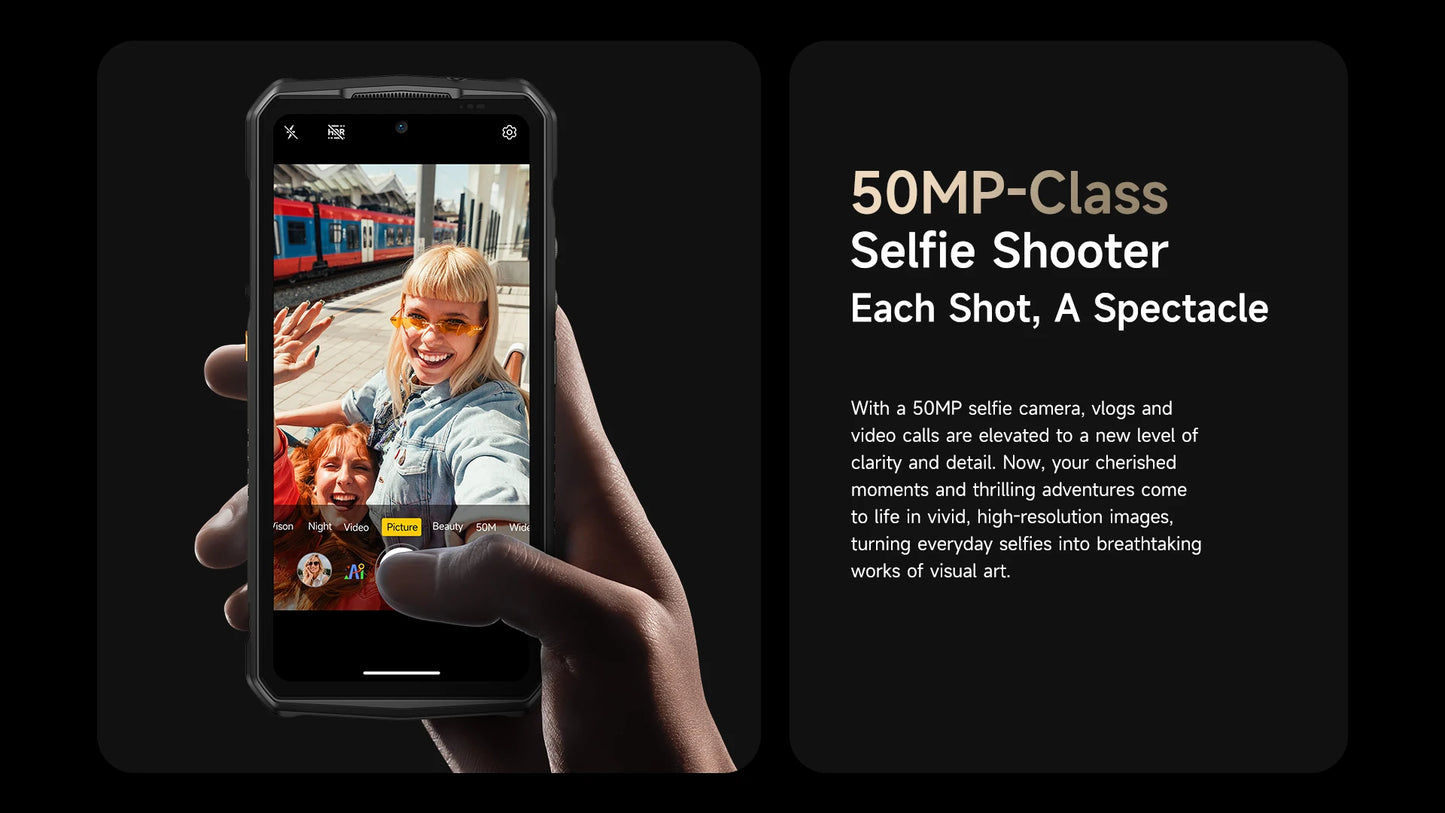 Ulefone Armor 29 Pro 5G AI Rugged Phone 21200mAh 120W 64MP Night Vision 6.67" 120Hz 512GB ROM Mobile MTK Dimensity 7400