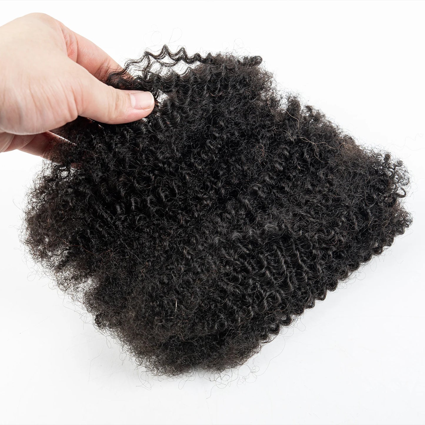 50g/Pack Afro Kinky Curly Human Hair Bulk For Braiding Dreadlock Remy Bulk Hair No Attachment Peruvian Natural Color Braids Hair