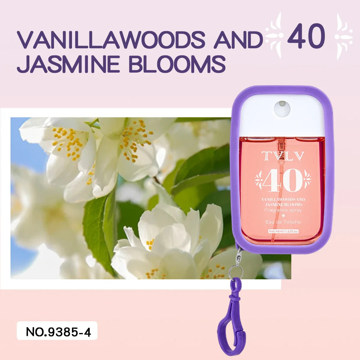 TVLV digital perfume silicone hook lasting fresh travel card fragrance eau de toilette spray