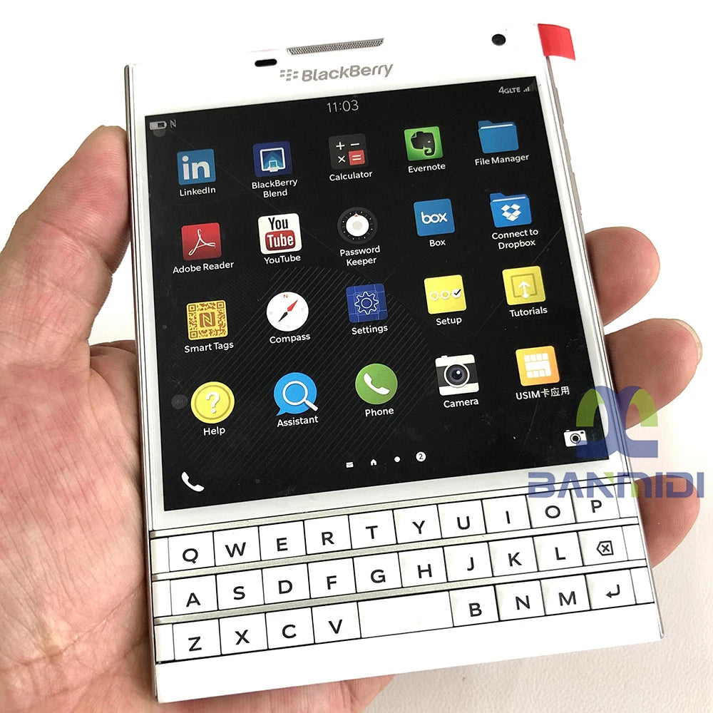 BlackBerry Passport Q30 Cellphone 3G 4G LTE Mobile Cell Phone Quad core 3GB RAM 32GB ROM 13MP Original Unlocked BlackBerry OS 10