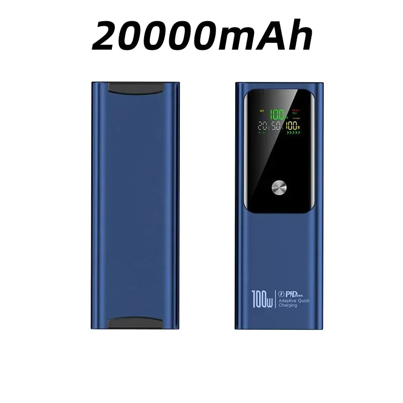 80000mAh Large Capacity External Power 100W Super Fast Charging Mobile Power Can be Charged Laptop Safe Portable Power Bank