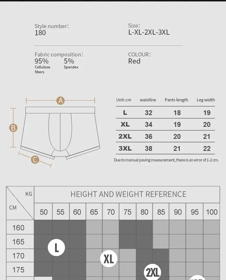 Men's underwear Men's boxers This man's gift is a pig red wedding thin boxers bottom shorts