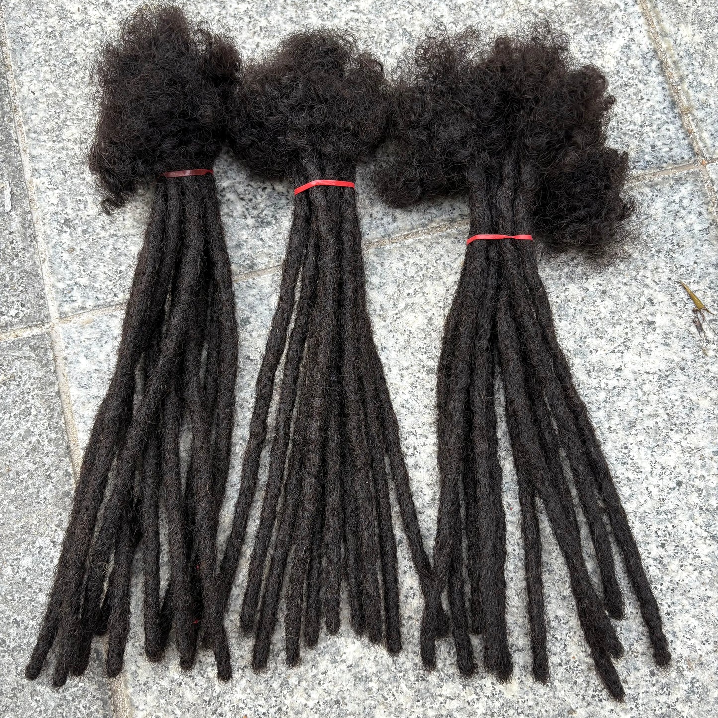 Loc Extension Human Hair with Curly Ends 8-14inch 100% Human Hair Handmade Inter Loc Dreadlock Extension for Men Women Kids