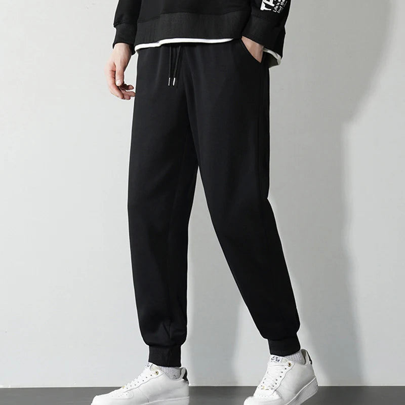Men's Casual Tracksuits Set Autumn Winter Casual Hoodies+Sweatpants 2PCS Trendy Streetwear Matching Sets Sweatershirts Pants