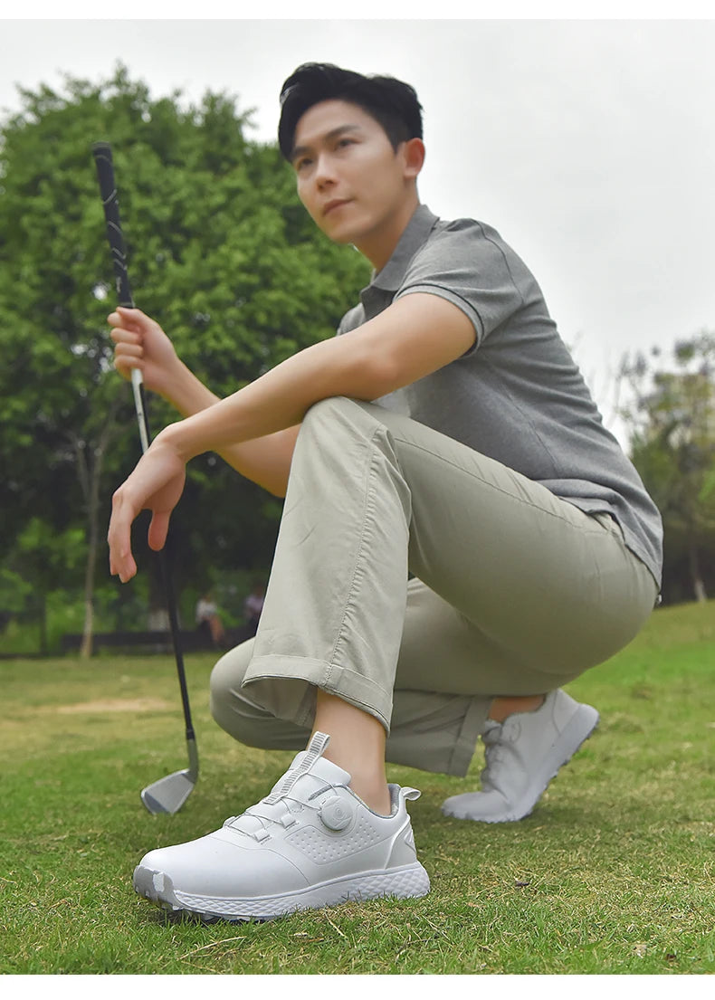Golf Sneakers Men's Waterproof Fashion Casual Outdoor Comfortable Golfers Footwears Women