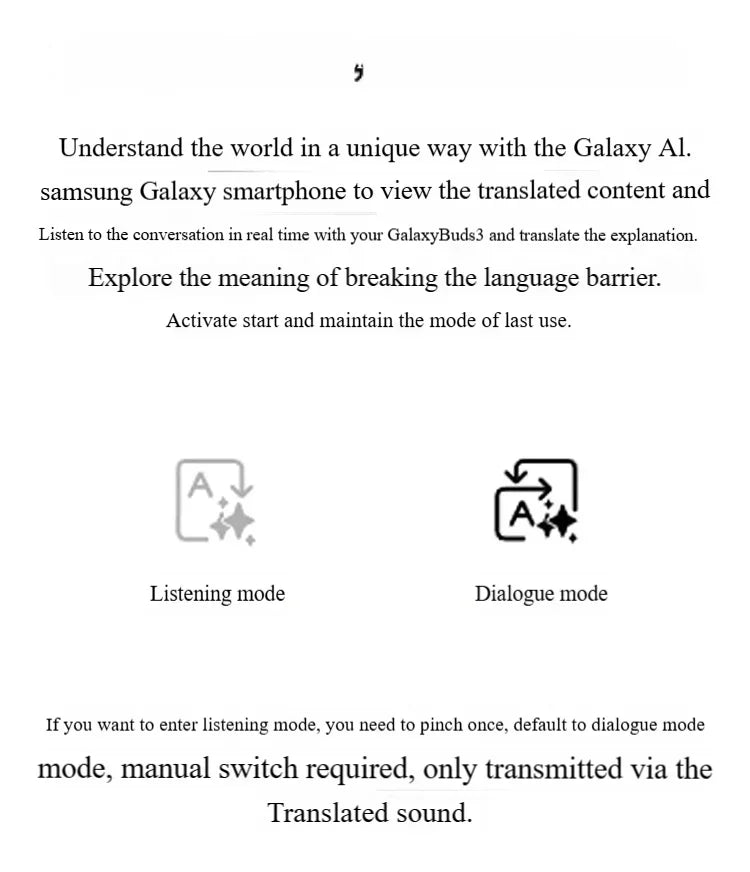 2025 Galaxy Buds3 Pro Wireless Earbuds, Hybrid ANC in-Ear Headphones, 25H Playtime, Hi-Fi Sound for Gym/Running