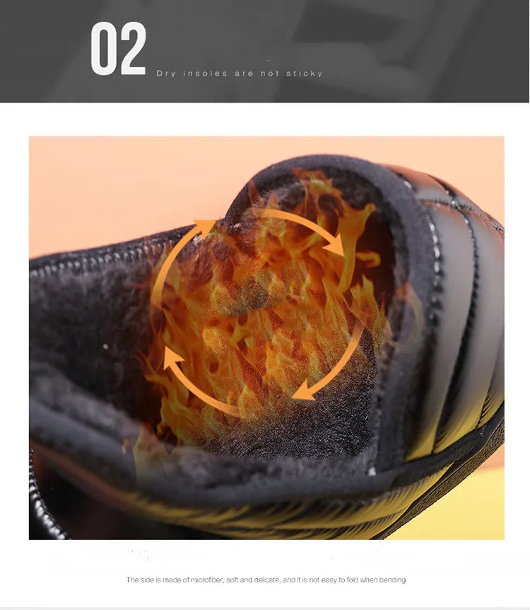 Winter Women Waterproof Snow Boots Lightweight Women Ankle Boots Sneakers Outdoor Sandproof Couple Warm Cotton Boot Botas Mujer