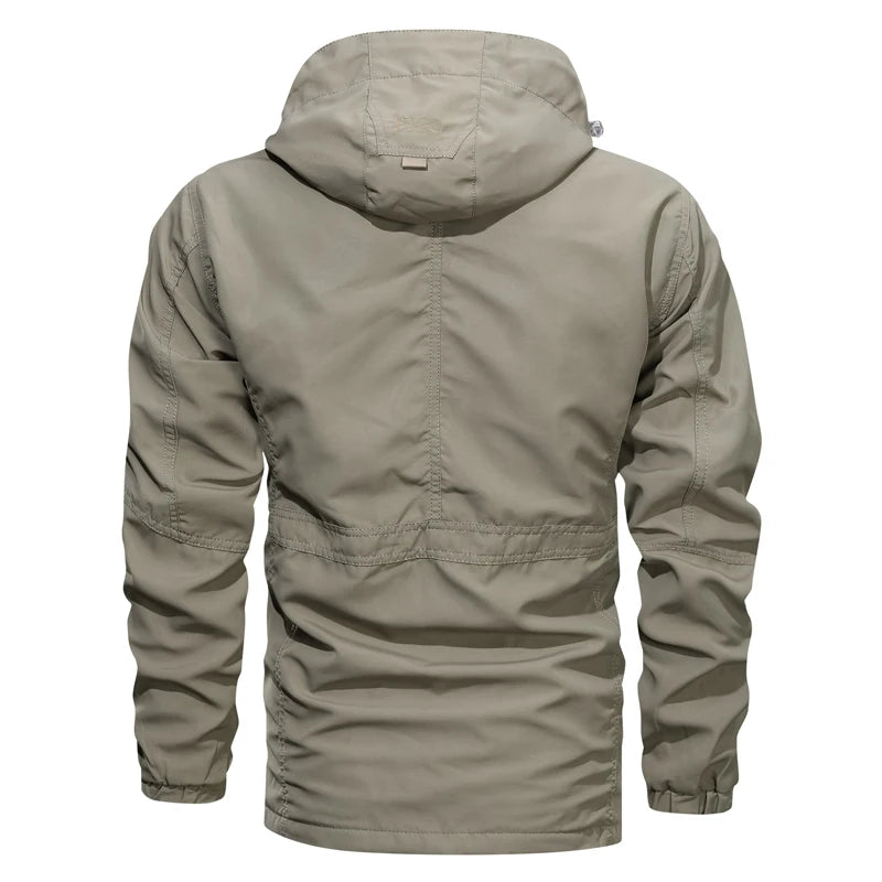 Men's 2023 Autumn Winter New Tactical Jacket Men Outdoor Camping Wear Resistant Coat Men Breathable Sweat Absorption Jackets Men