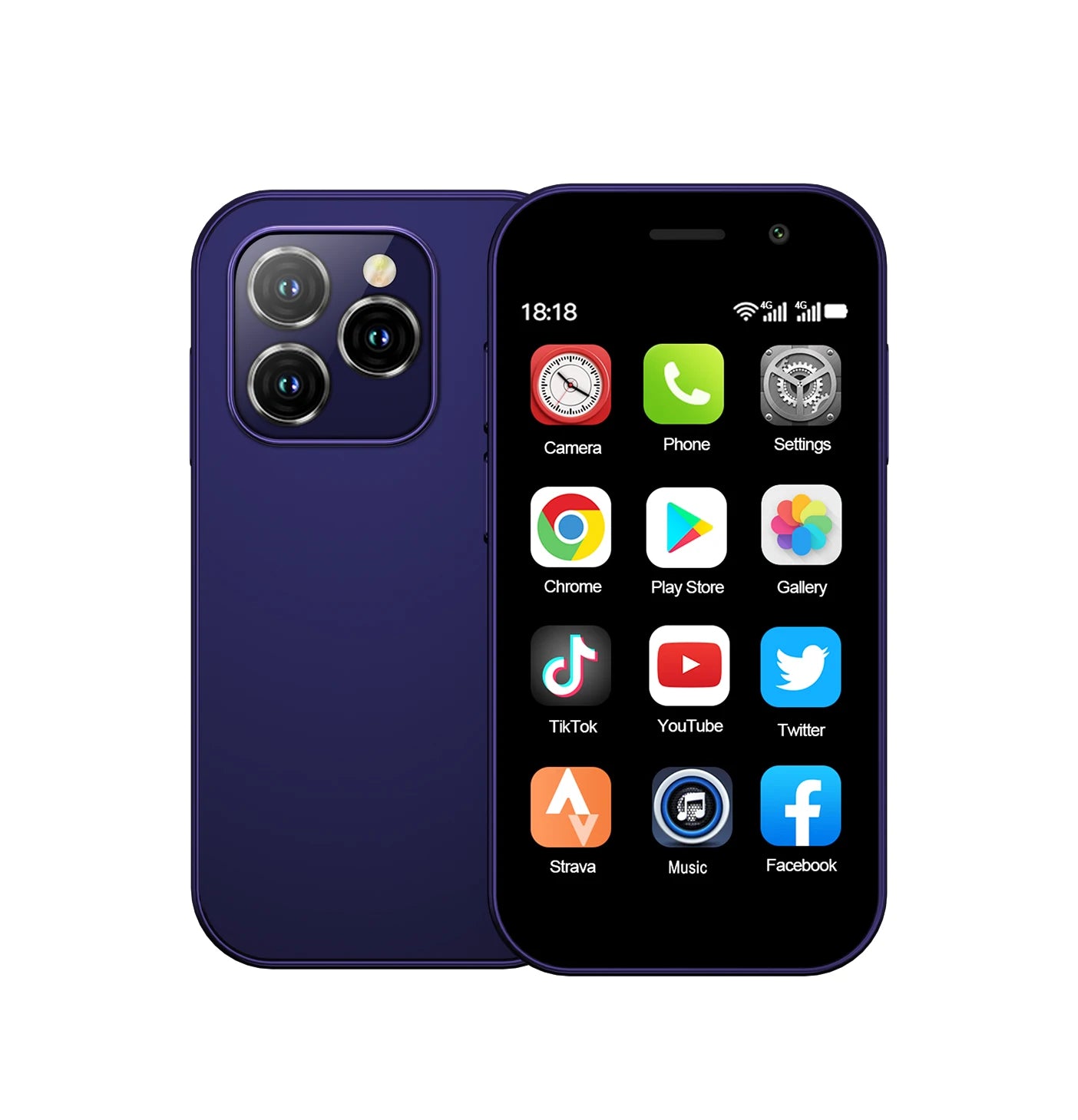 2025 HOT SALE SERVO KING8000 4G Mini Smartphone Android Global GPS 3.0" Display 5MP+2MP WIFI 2000mAh Battery Small Mobile Phones