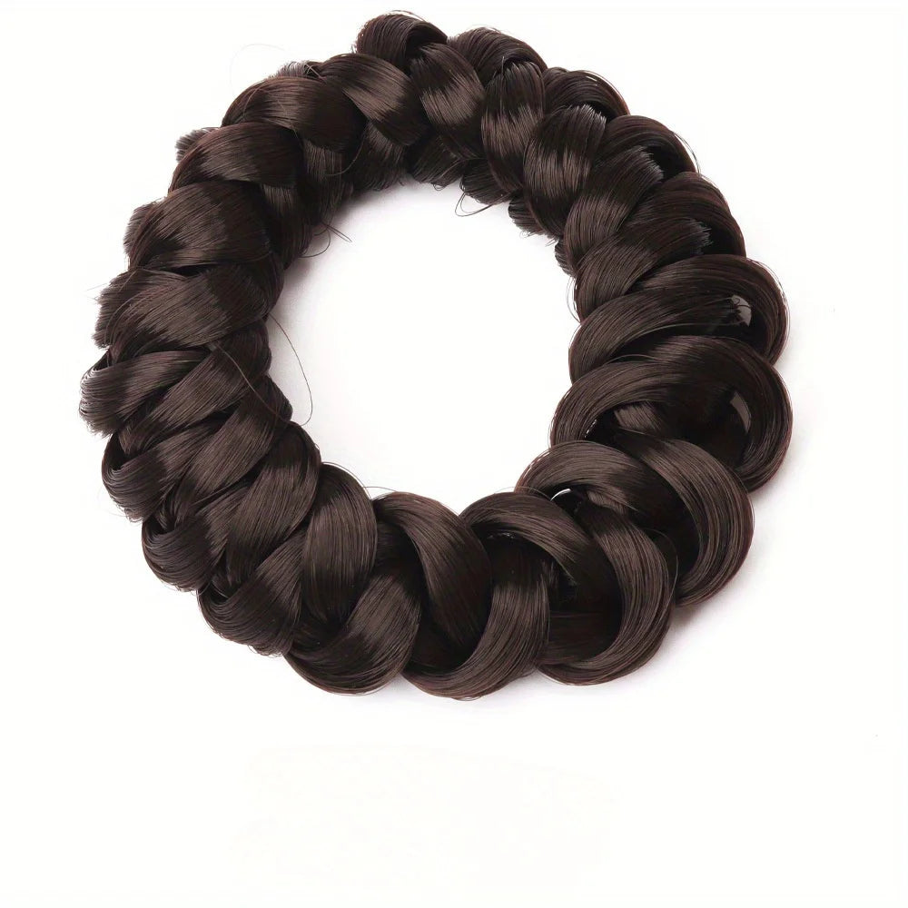 Hair volume weaving, high elasticity, bun shaped wig, hair loop, adult, children, women's headband, hair accessories
