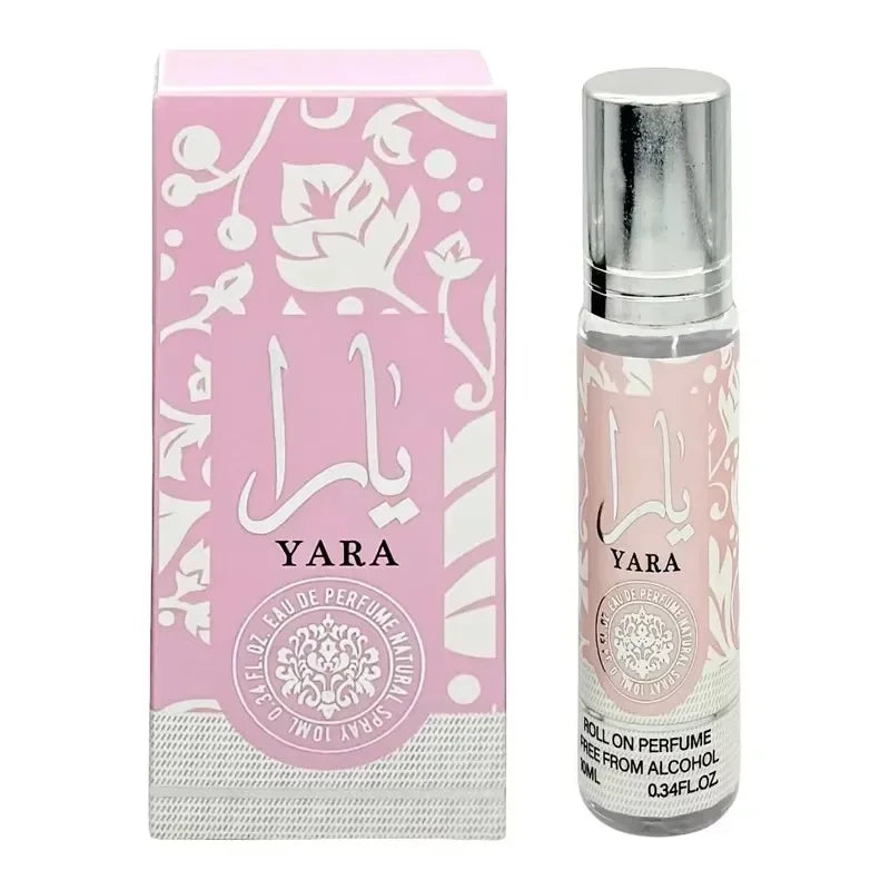 YARA Roll On Perfume Oil 10ML By Ard Al Zaafaran for unisex 0.34oz/3.4oz Lattafa Yara Perfume Samples Long-lasting fragrance