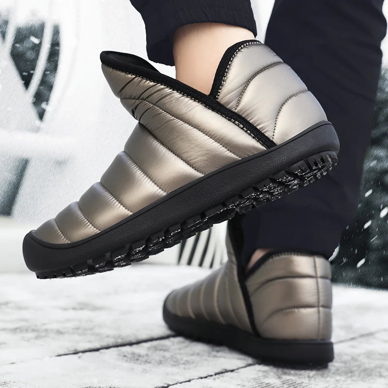 Winter Women Waterproof Snow Boots Lightweight Women Ankle Boots Sneakers Outdoor Sandproof Couple Warm Cotton Boot Botas Mujer