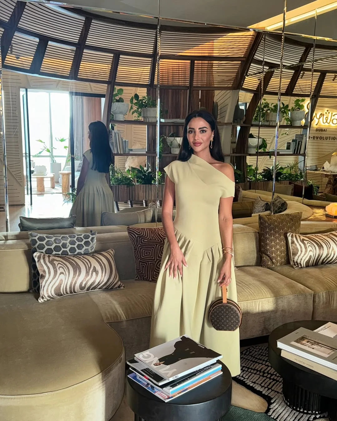 Summer Lady Patchwork Pleated Maxi Dress Chic Elegant Black Half-turtleneck Short Sleeve High Waist Dresses Office Street Robes