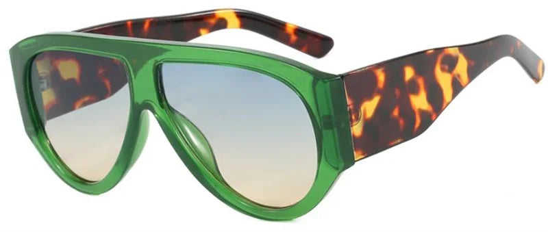 HOT Sun Glasses Unisex Anti-UV Spectacles Oversie Frame Eyeglasses Retro Ornamental Width Temples Sunglasses