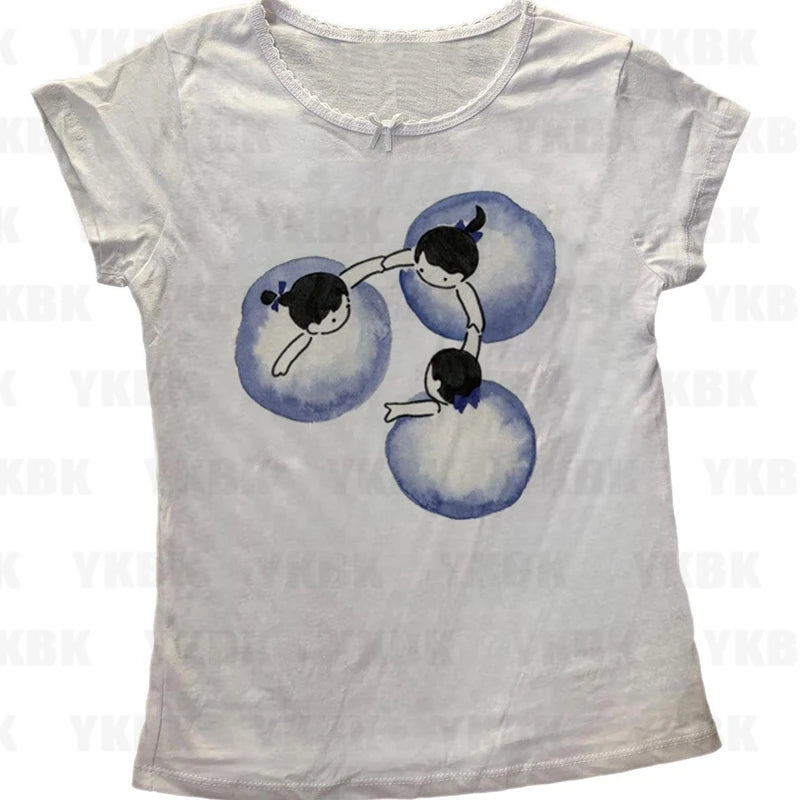 Woman Clothes for Women Trashy Y2k 2000s Tops With Suspenders Female Clothing Crop Top Sexys Summer Women's Cropped Emo Corset