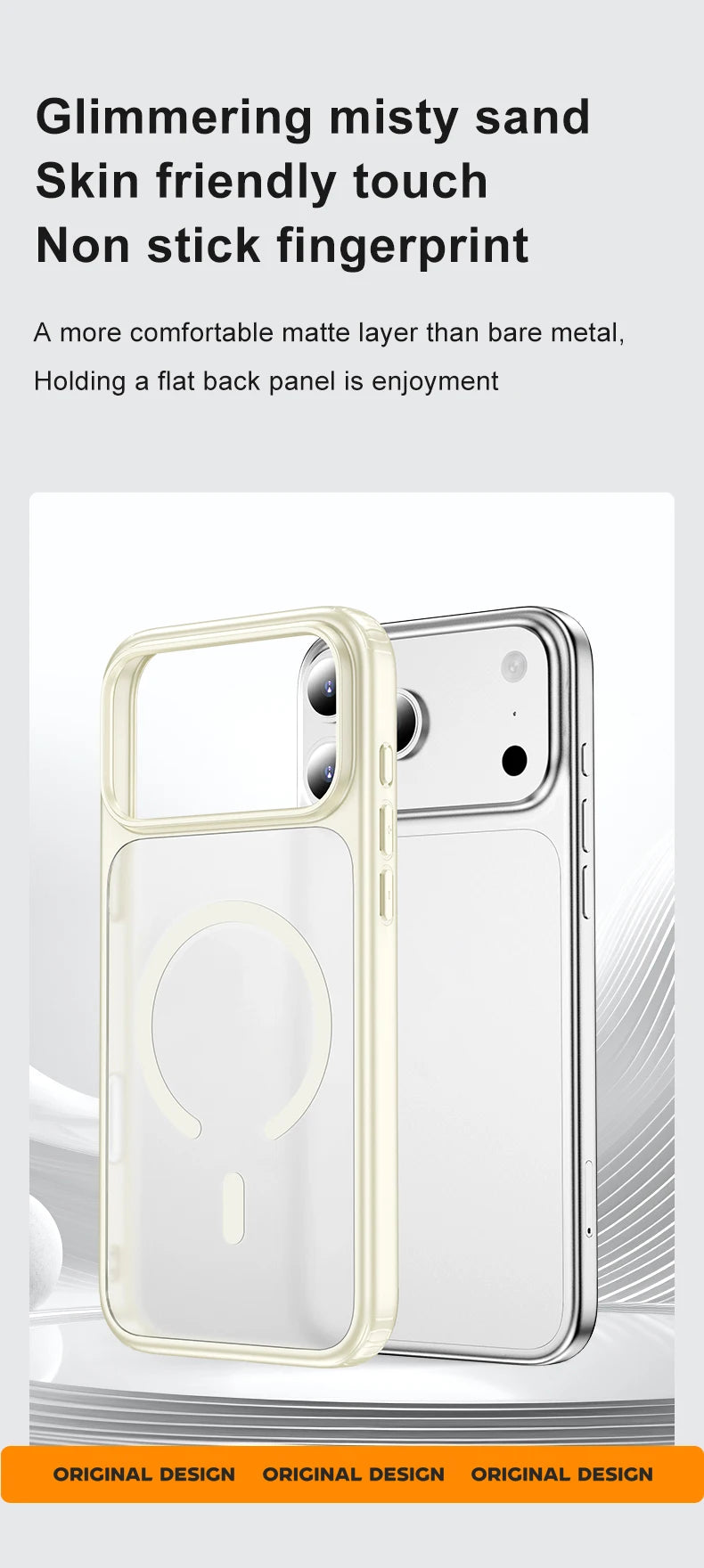 Wlons Magsafe Magnetic Wireless Charging Frosted Shockproof Case for iPhone 17 Pro Max 17 Air Skin Feel Rugged Armor Cover