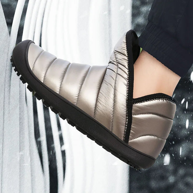 Winter Women Waterproof Snow Boots Lightweight Women Ankle Boots Sneakers Outdoor Sandproof Couple Warm Cotton Boot Botas Mujer