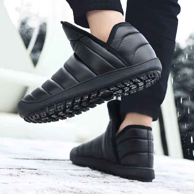 Winter Women Waterproof Snow Boots Lightweight Women Ankle Boots Sneakers Outdoor Sandproof Couple Warm Cotton Boot Botas Mujer