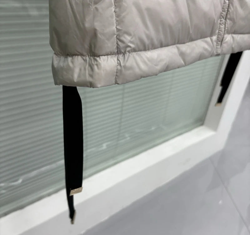 Schinteon Women's 90% White Duck down Jacket Casual Loose Oversize Autumn Winter Outwear with Hood Top Quality Coat 2025 New