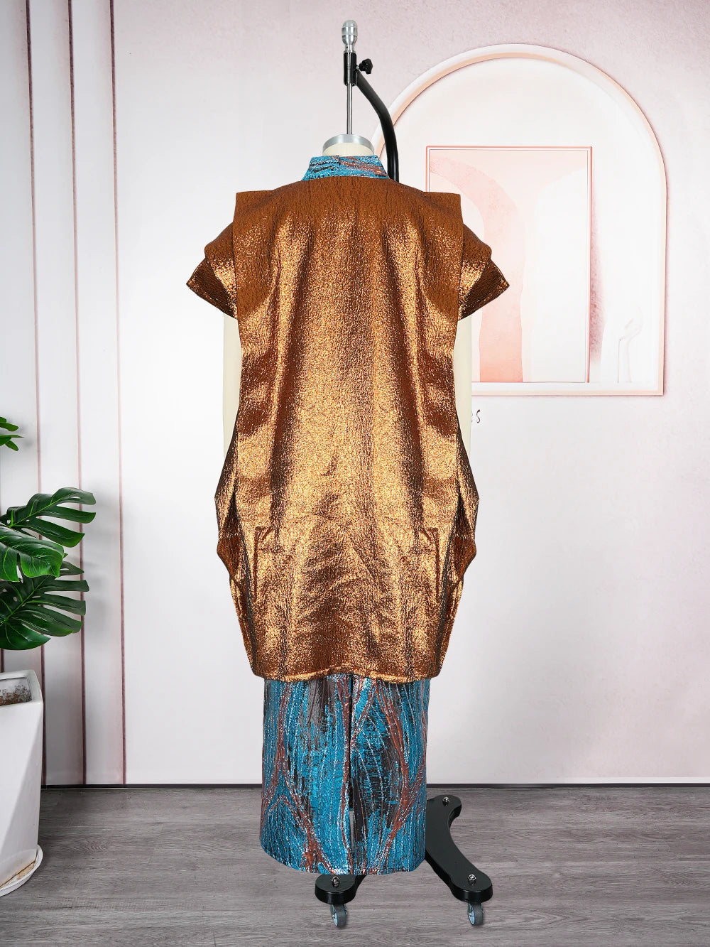 African Clothes for Women 2 PCS Sets Tops And Skirts Suits Dashiki Ankara Turkey Outfits Gown Plus Size Wedding Party Dresses