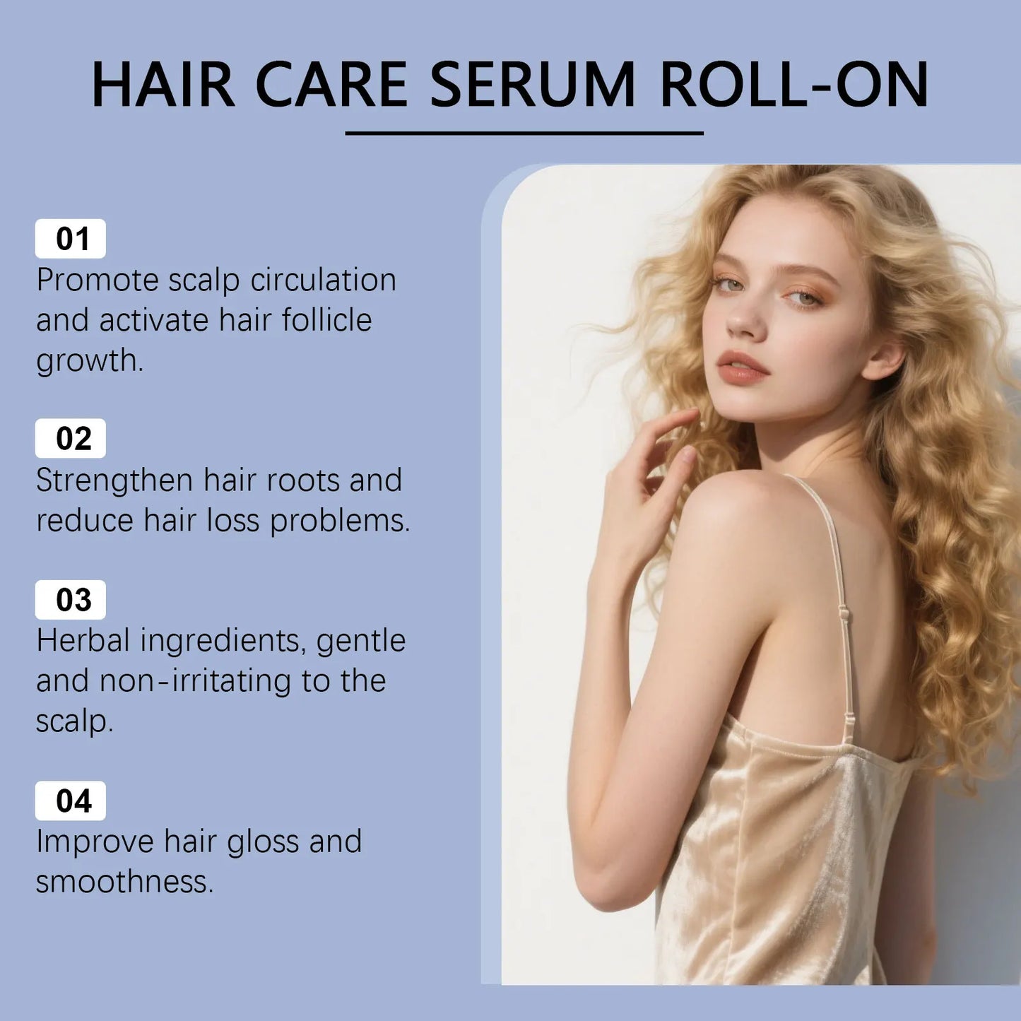 Hair Serum For Strengthening Root Anti Baldness Reduce Loss Repair Damaged Scalp Promote Hair Growth Healthier Thicker Hair Care