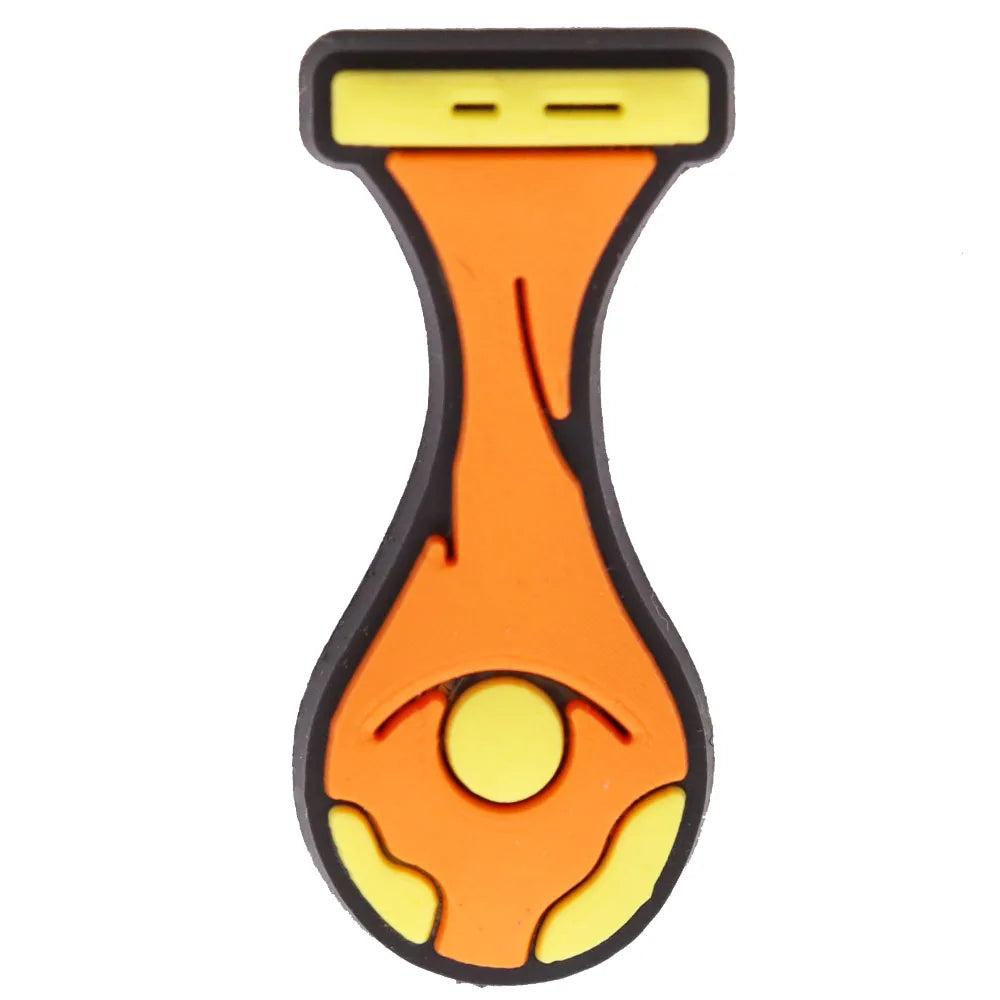 1-9PCS Sport Love Badminton Maniac PVC Shoe Charms For Clogs Pins Fit Wristbands Garden Shoes Button Decorations Kid Gift