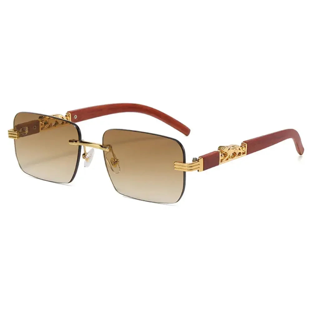 Sun Glasses Small Sunglasses Goggles Vintage Rimless Sunglasses For Summer Outdoor Activities Women