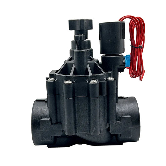 1-1/4"  1-1/2" Normally Closed Solenoid Valve With Flow Adjustment 220V 12V 24V For Farm Garden Landscape Irrigation