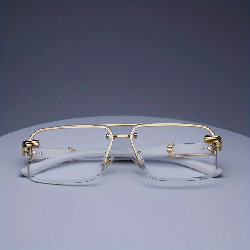 Fashion Rimless Sunglasses Men Women Populare Frameless Sun Glasses Male Female Classic Small Square Summer Traveling Shades