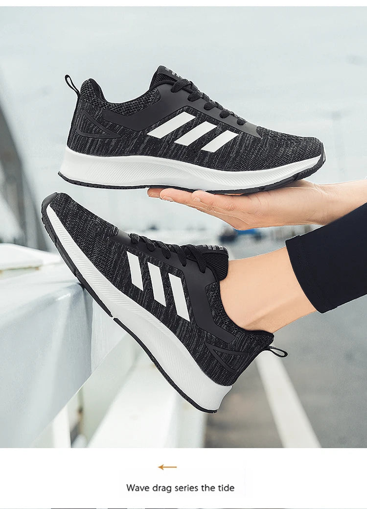 Shoes Men's 2025 Spring New Lightweight Non-slip Fashion Trend All-match Casual Soft Bottom Shock Absorption Running Sports