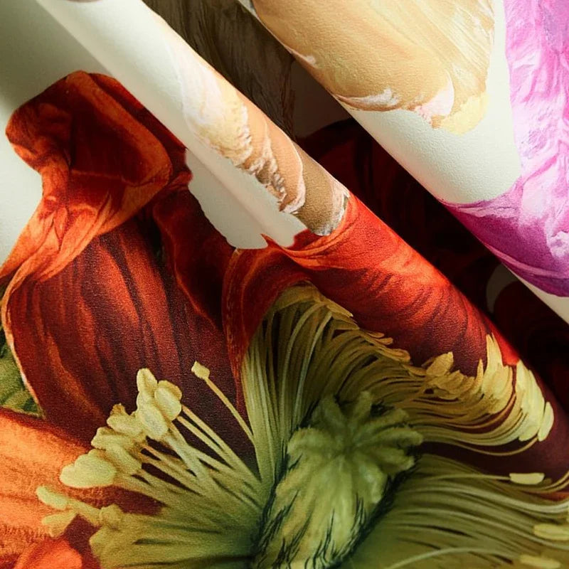 Women New Elegant Floral Printed Evening Maxi Dresses Loose One-Shoulder H-line Vacation Bohemia Dress