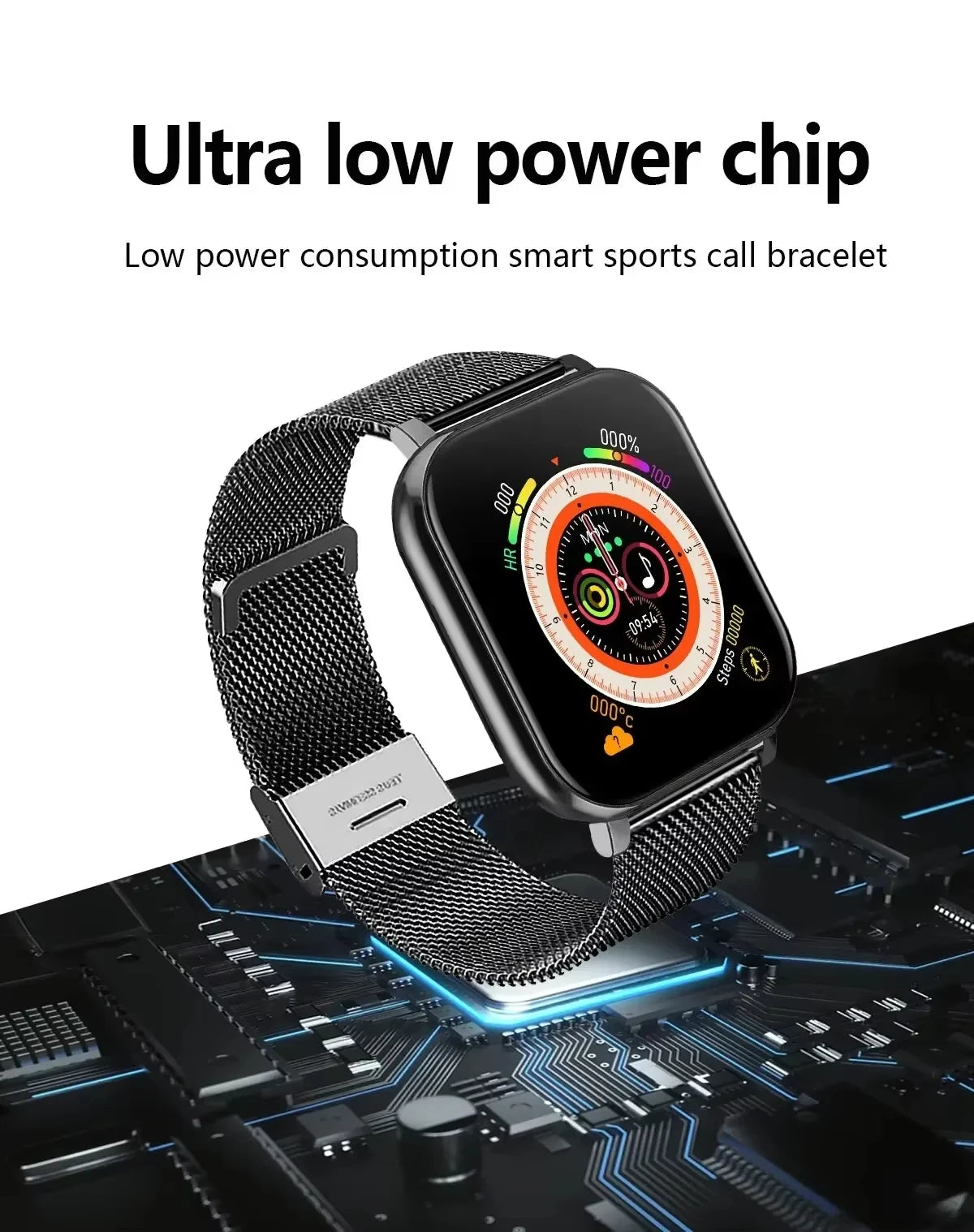 Xiaomi NEW Smart Watch Women Men Lady Gift Sport Fitness Watches Heart Rate Monitor Waterproof Smartwatch For Phones Android IOS