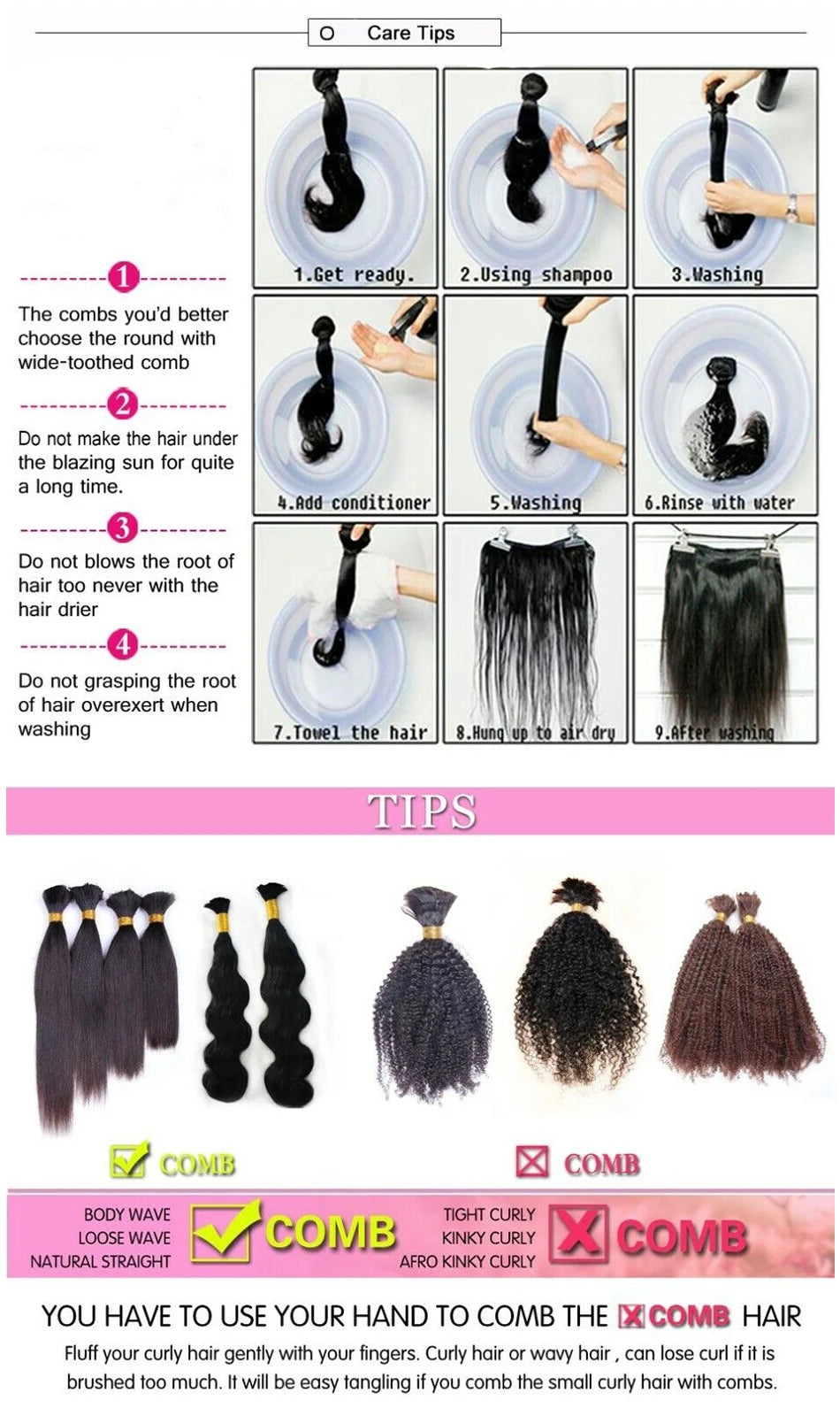 Curly Crochet Human Hair Knotless Pre-Separated Crochet Hair Water Curly With String Pre-Looped Feather Hair Extensions