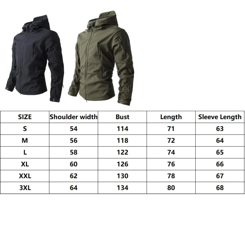 Men's Sharkskin Softshell Jacket Tactical Windproof Waterproof Jacket Men's Hooded CoatMen's Sports Waterproof Jacket 모터사이클 재킷