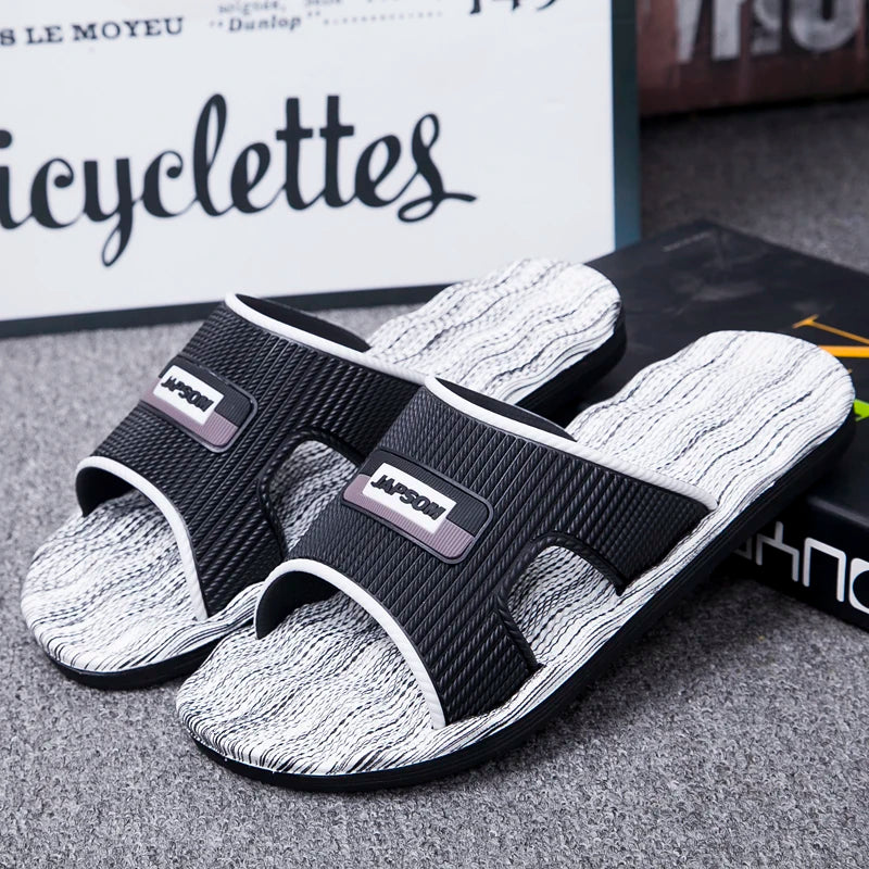 Summer Men Home Slippers Soft Indoor House Shoes Women Slides Sleepers Slipers Bathroom Room Bedroom For Guests Big Size 48 49
