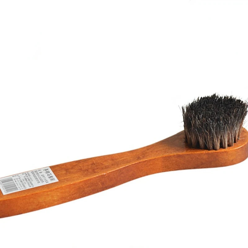 Horsehair Facial Brush Solid Wood Facial Brush Soft Hair Small Facial Brush Bath Brush Skin Cleansing Brush