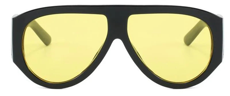 HOT Sun Glasses Unisex Anti-UV Spectacles Oversie Frame Eyeglasses Retro Ornamental Width Temples Sunglasses