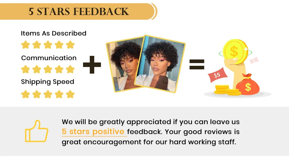 Joedir Black Short Afro Kinky Curly Bob 100% Human Hair Wig For Women Brazilian Remy Hair Full Machine Made Wear to go Daily Wig